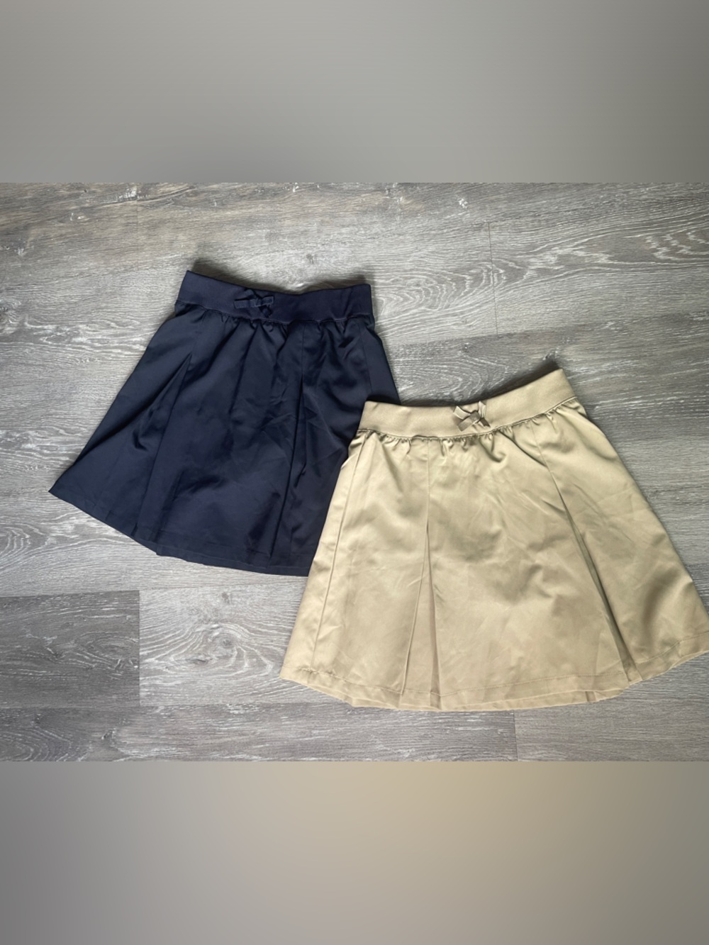 French Toast Circle Skirts in Navy and Khaki